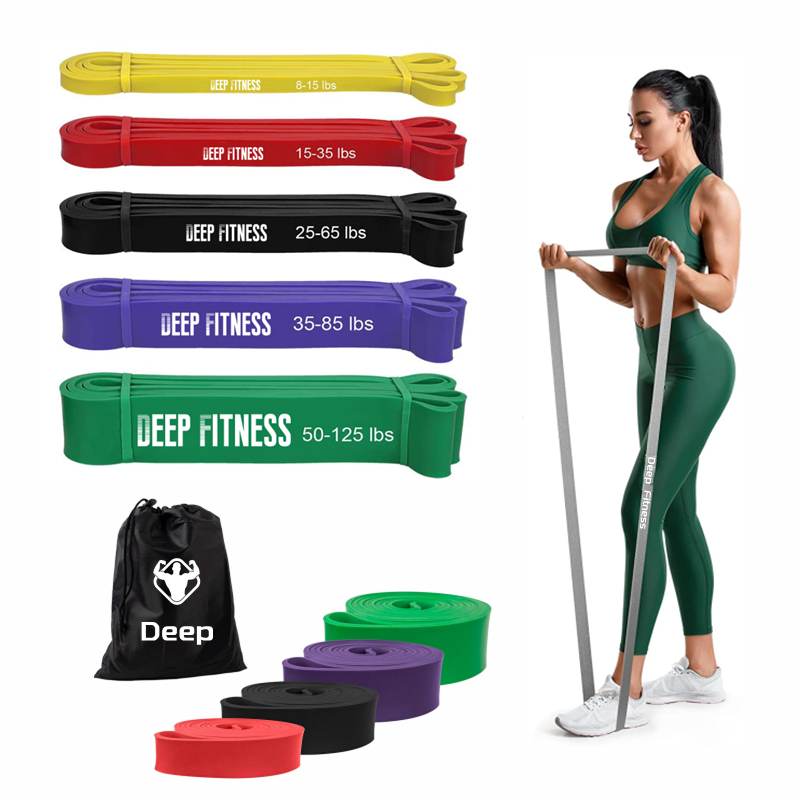 100% Latex Pull up Gym Elastic Resistance Bands/Strength Exercise Assistance Bands /Home Exercise Fitness Resistance Band Set