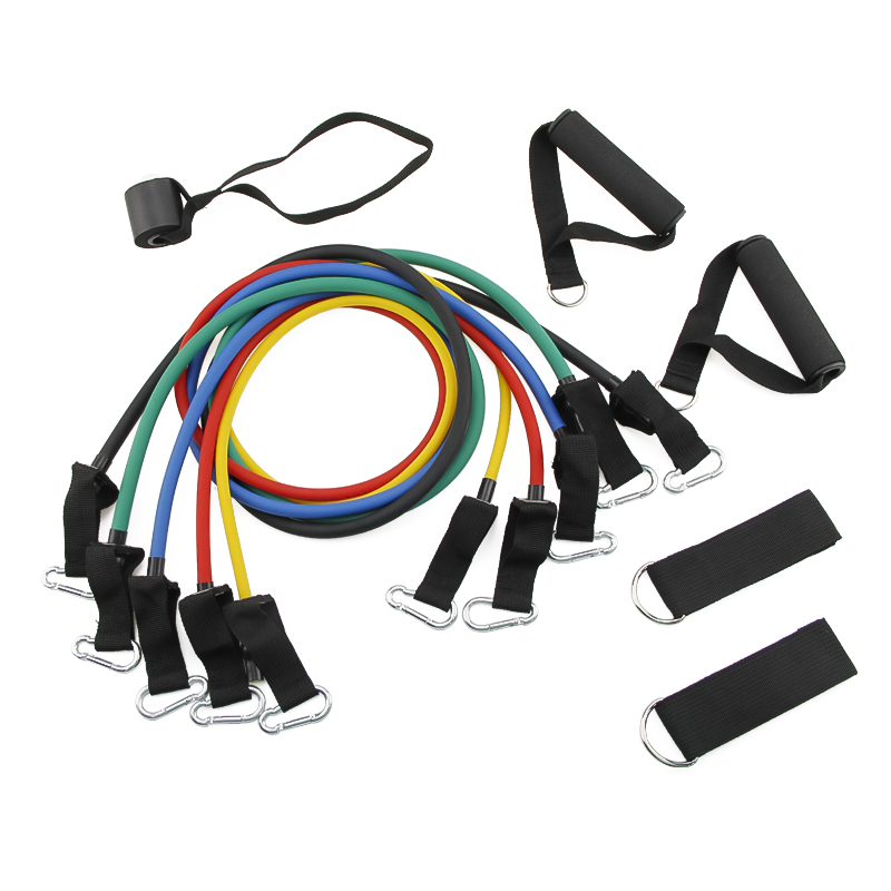 11 pcs Resistance band set resistance tube set