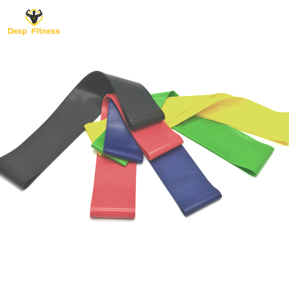 12inch Premium Latex Fitness Exercise Workout 5pcs loop resistance bands set , different types of resistance bands