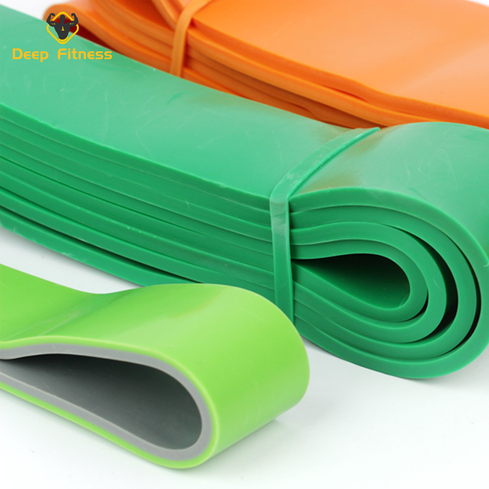 208cm long band 100% Natural Latex Pull Up Resistance Bands