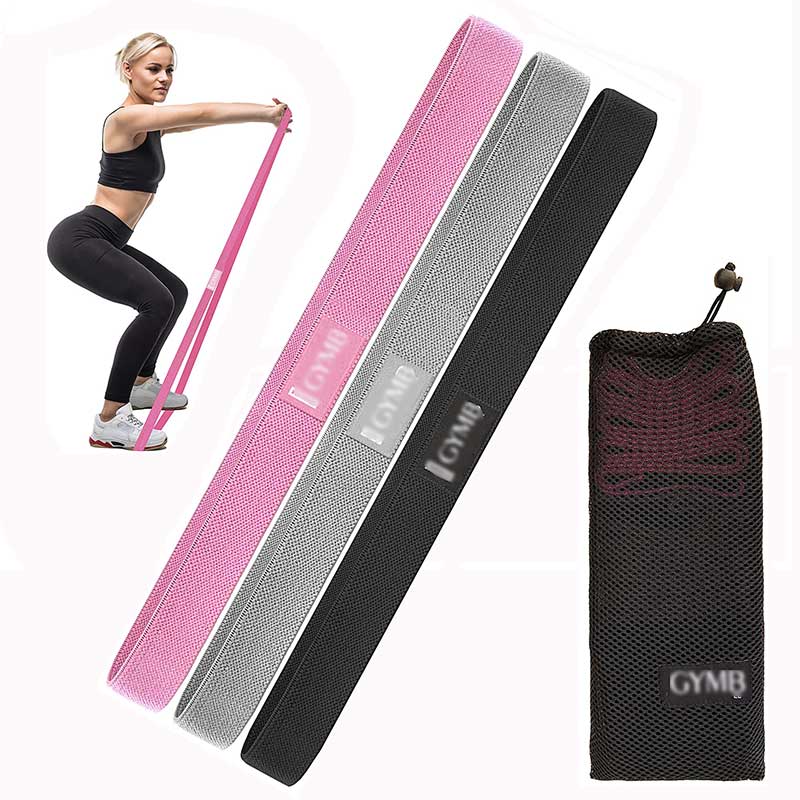 3 Fabric Long Resistance Bands Set, Pull Up Bands, Full Body Workout Bands Resistance for Women Training