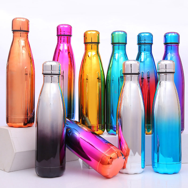 304 Stainless Steel Vacuum Coke Bottle Portable Outdoor Sports Water Bottle 500ml Water Cup