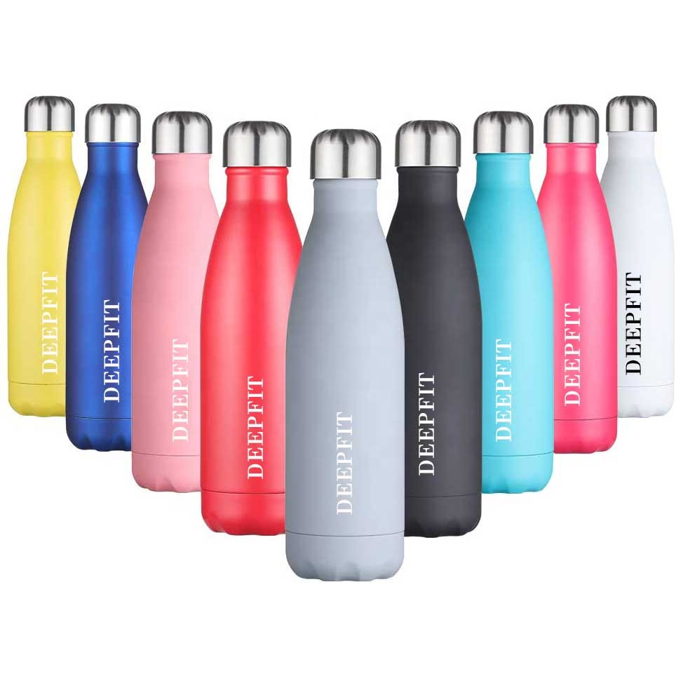 500 ml double wall cola shaped bottle stainless steel vacuum