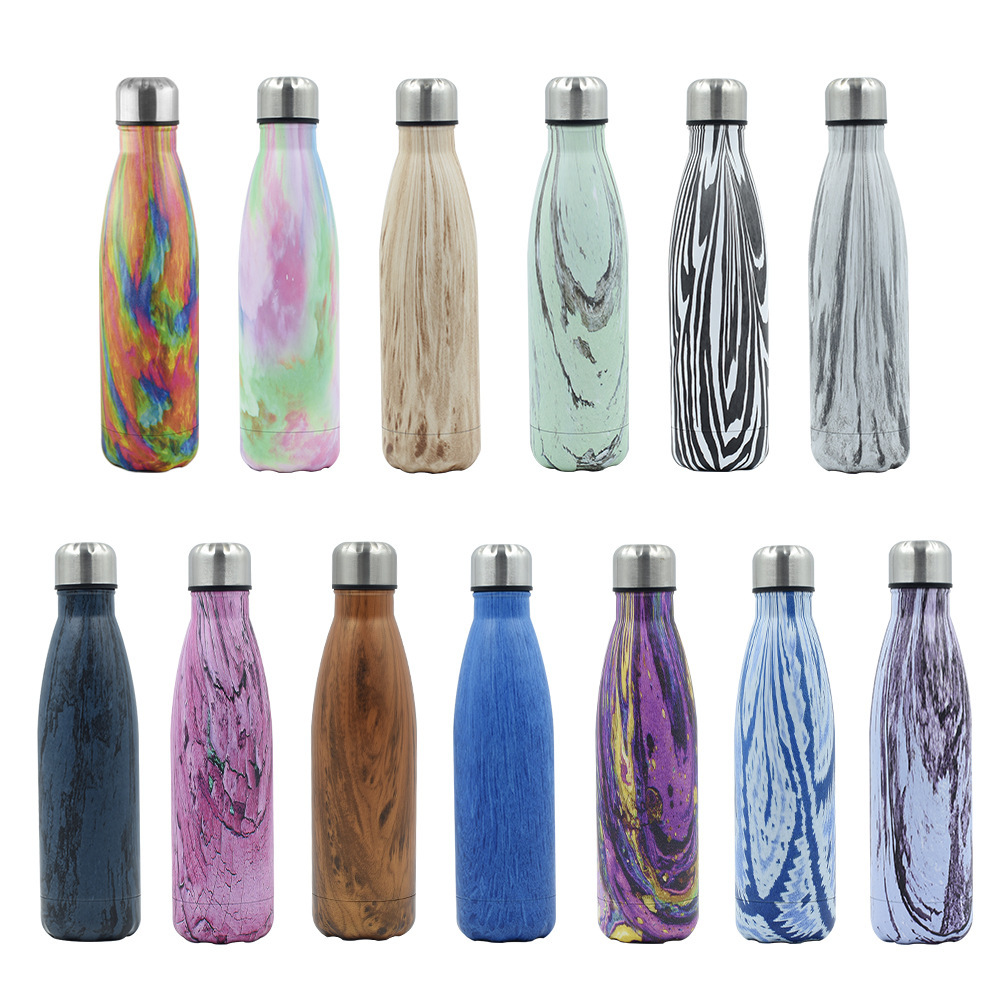 500ml 750ml Custom logo Vacuum insulated Stainless Steel Sports Drink Double Wall Water Bottle