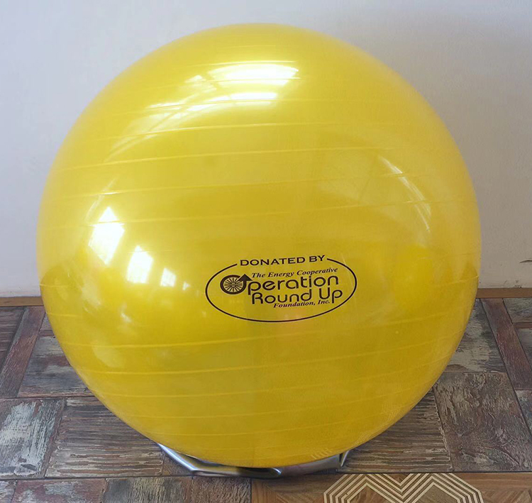 55cm 65cm 75cm Fitness yoga ball Inflatable PVC Exercise ball Stability Balance Yoga ball