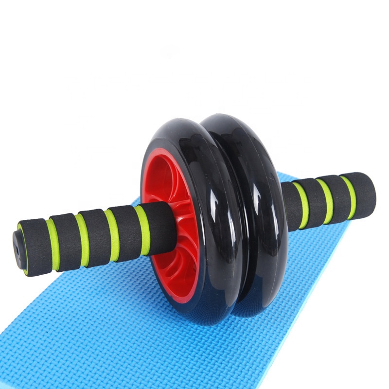 Abdominal Exercise AB Wheel Core Workout Roller with Anti-Slip knee pad