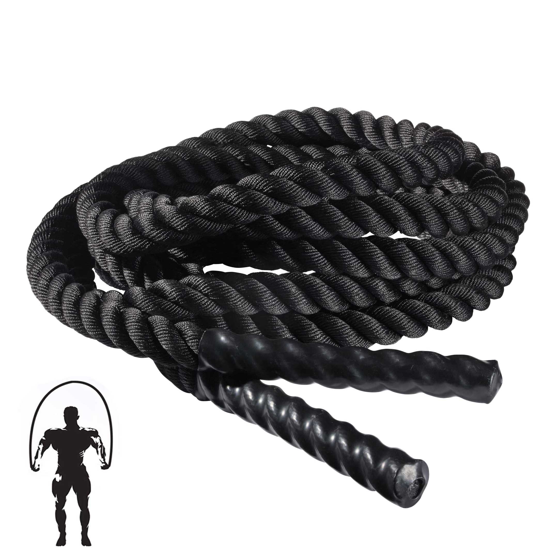 Adult Exercise Battle Ropes Men Women Heavy Skipping Jump Rope for Fitness 3LB Weighted Jump Ropes