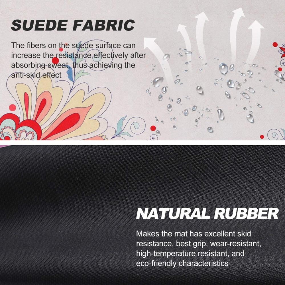 Amazon Custom Print Natural Foldable Suede Folding Customised Tree Eco Friendly Dropshipping Yoga Rubber Mat