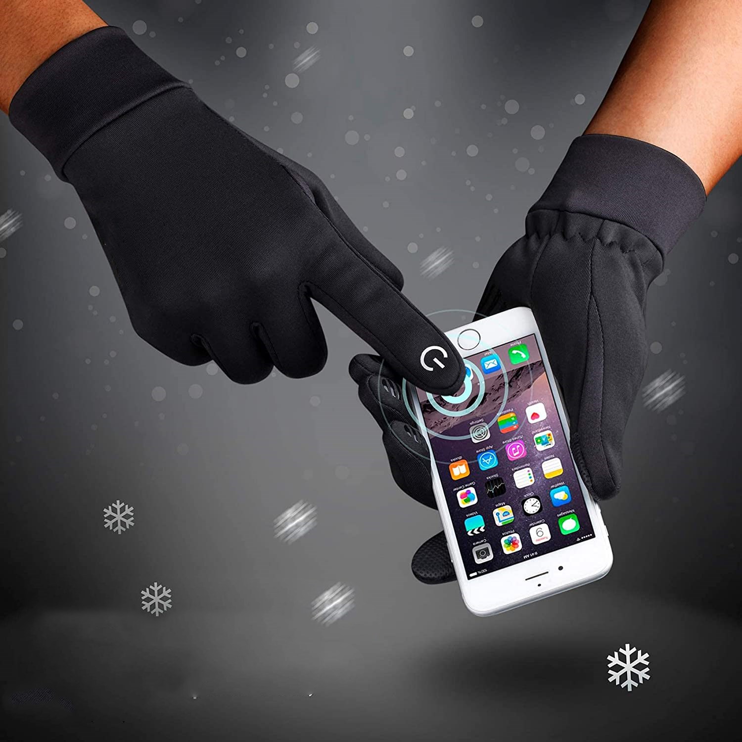 Anti Slip Thermal Touchscreen Magic Knit Smartphone Texting gloves