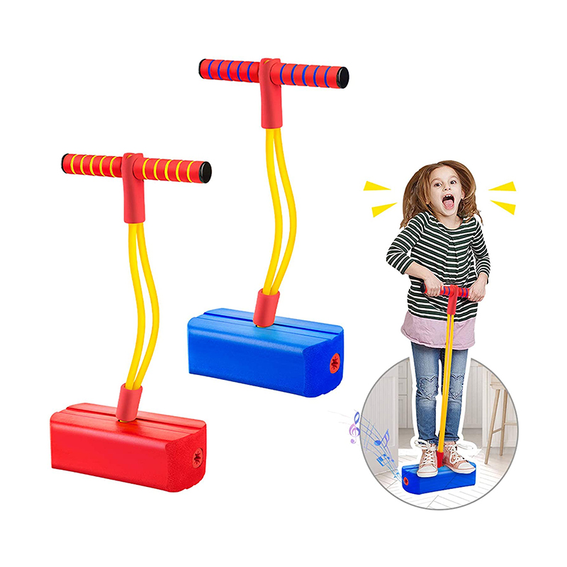 CRAZY JUMP Pogo Stick for Toddlers / Frog Foam and Bungee Jumper / Flybar Foam Pogo Jumper for Kids