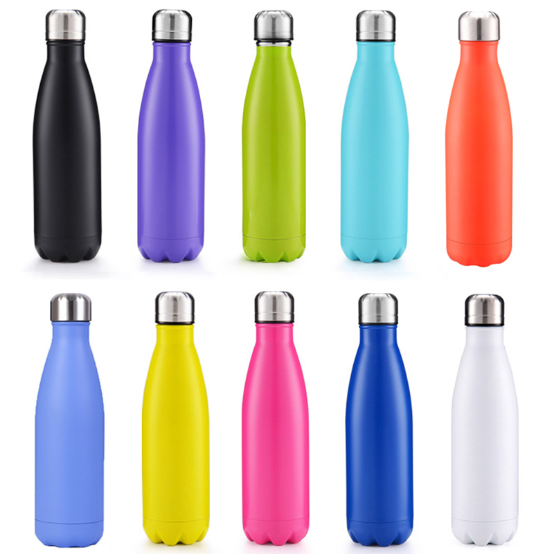 Coca Cola double wall vacuum seal metal custom thermos gym sport drink bottle stainless steel insulated water bottles