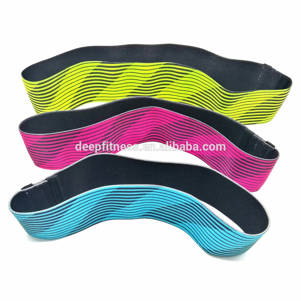 Colorful Elastic Resistance Bands Fabric Fitness Exercise Hip Circle band