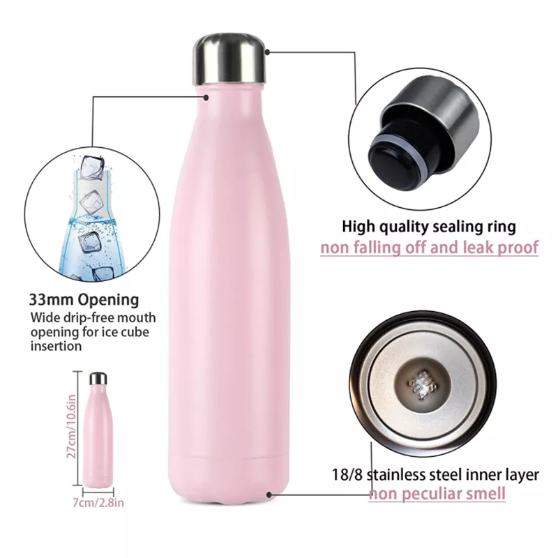Custom Bottle Gym Insulated Cute Stainless Steel Infused Designed Water Bottle