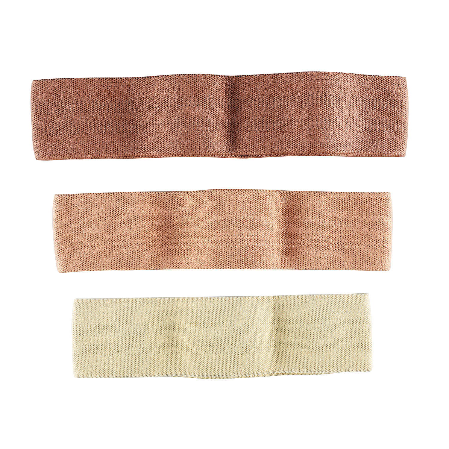 Custom Color Nude Cream Brown Booty Band Sets Sport Resistance Hip Circle Fitness Elastic Band