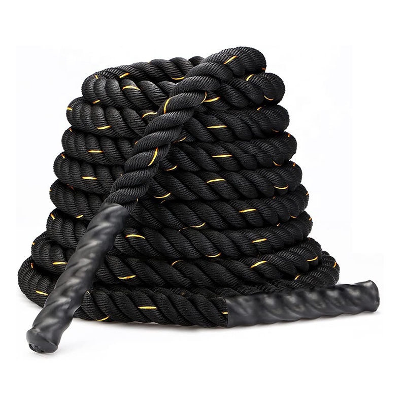 Custom Logo 2.8 Meter Length Workout Exercise Battle Rope, Fitness Heavy Skipping Weighted Jump Rope
