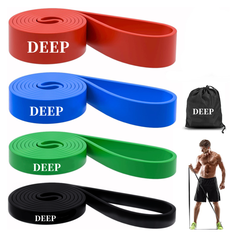 Custom Logo Fitness Latex Resistance Bands /Fitness Latex Resistance Bands Power Exercise Stretch Pull Up Assisted Bands