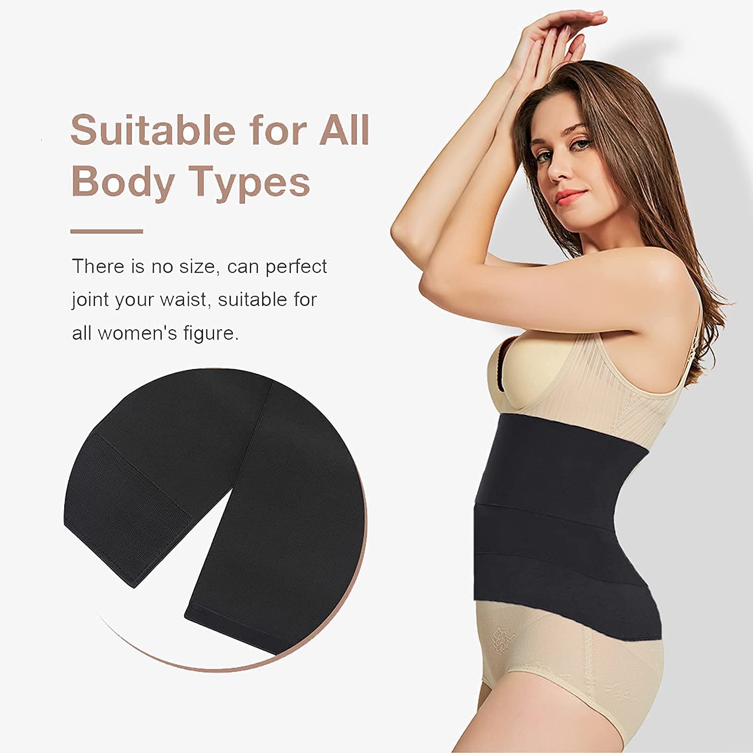 Hot Sale Elastic Waist Trainer Shaper Belt tummy wrap bandage invisible wrap waist trainer