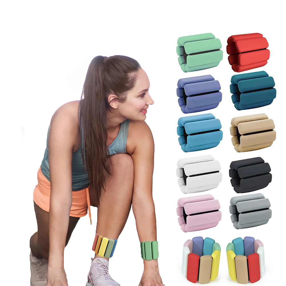 Custom Wearable Weight Wrists Adjustable Lifting Hand Silicone Wrist And Ankle Weights Band