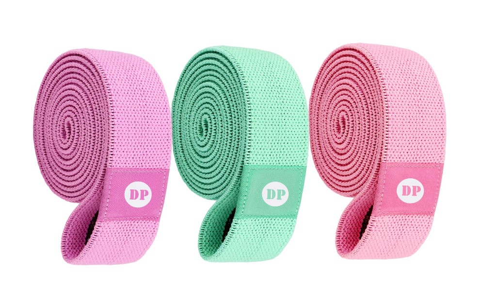 Customized Color Fitness Exercise Fabric resistance Bands booty bands made in China