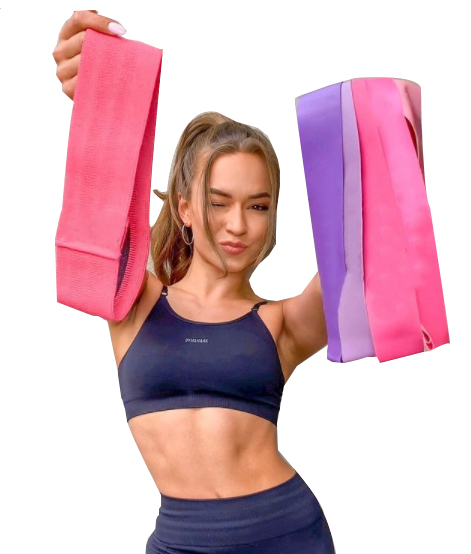 Customized Home Gym Workout Exercise Elastic Fitness Band Pull Up Assist Bands Stretch Resistance Band Set