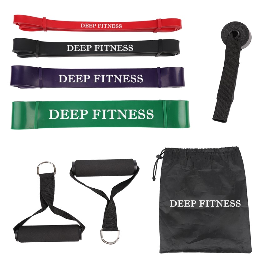 Deep fitness Powerlifting Heavy Duty Resistance Pull Up Resistance Bands