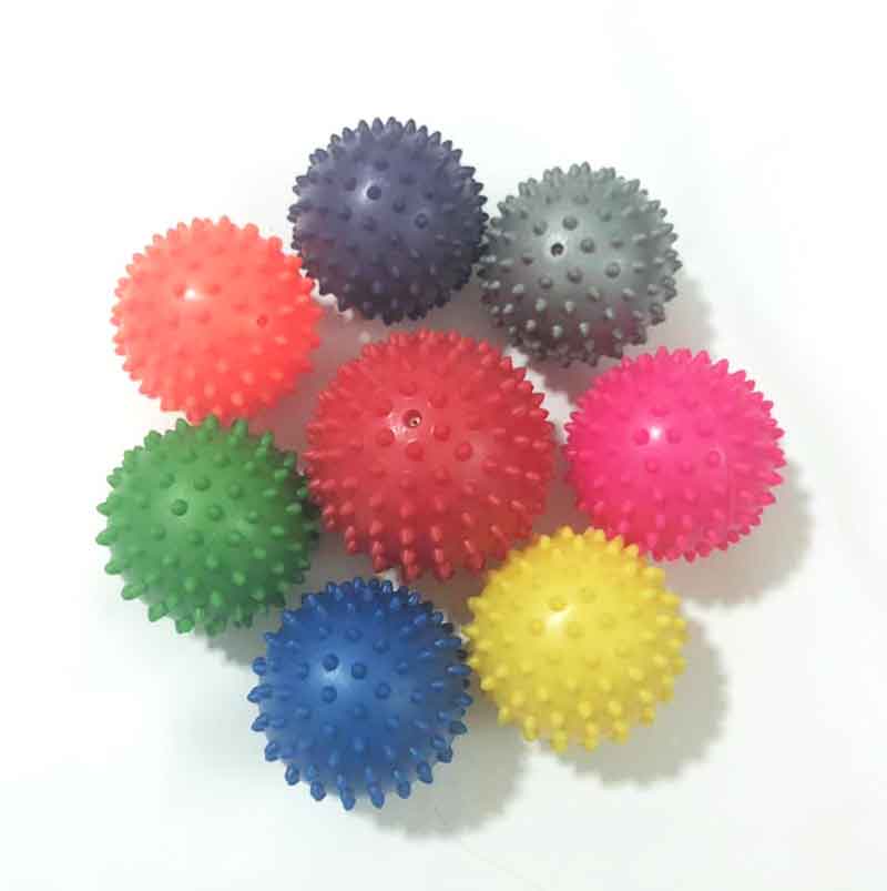 Eco-Friendly PVC Spiky Massage Ball Small body Exercise massage Ball