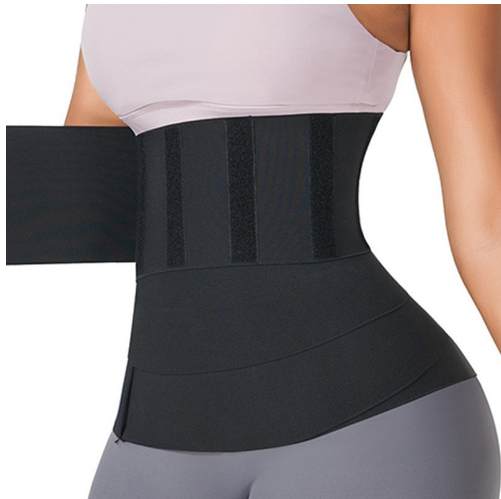Custom Logo Belly Wrap Latex Waist Belt Women Body Slimming Wrap Waist Trainer Shapers