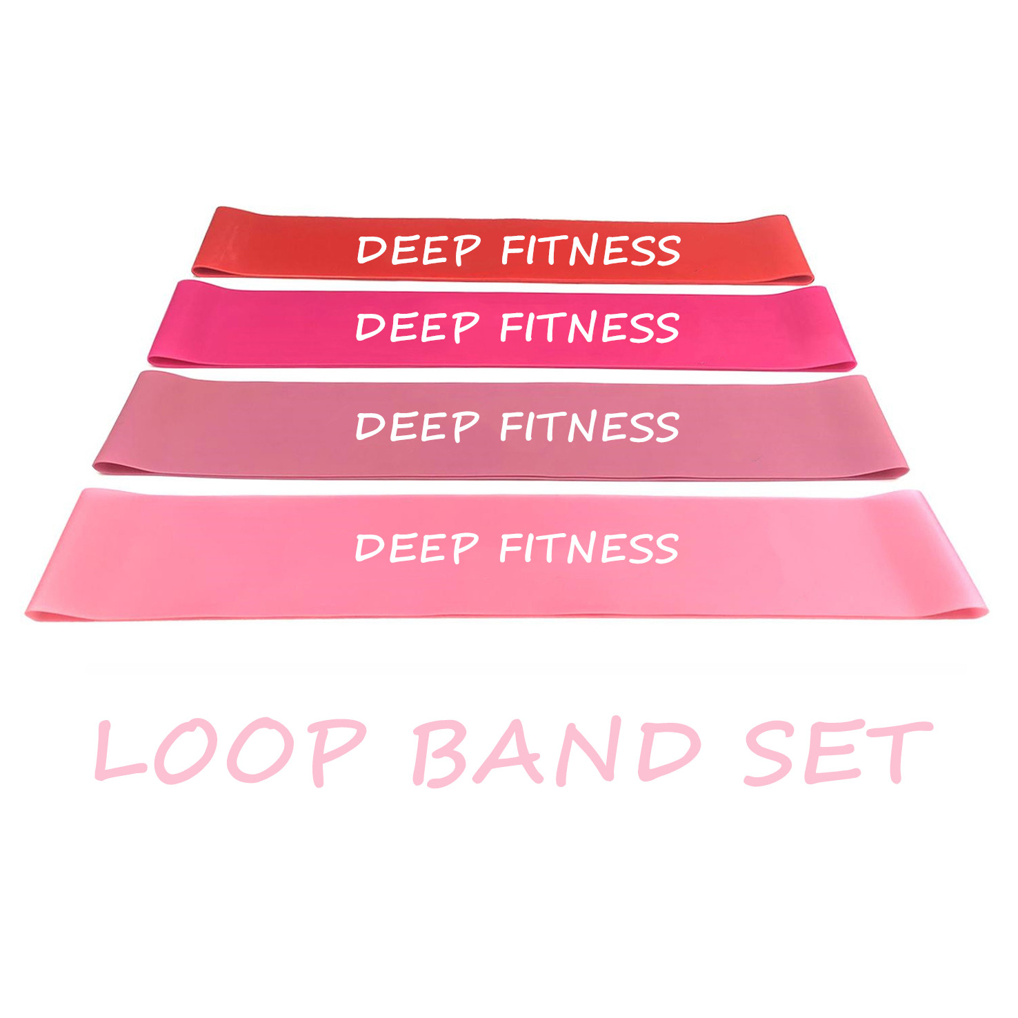 Fitness Latex Elastic band stretch 5pcs Resistance Band