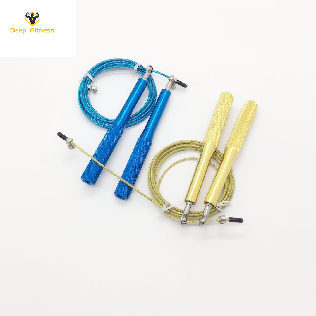 High Speed Ball Bearing Cable Jump Rope with Aluminum Handle