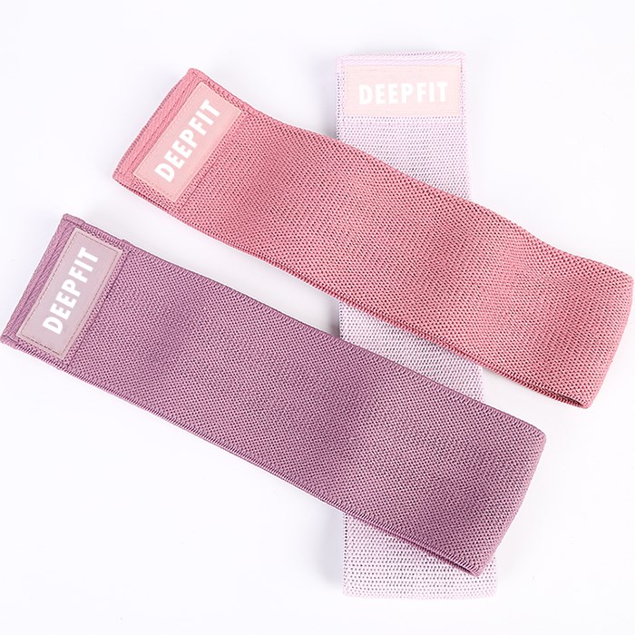 Hip Exercise Bands Hip Circle Booty Bands Sets Wholesale Set of 3 Fabric bands