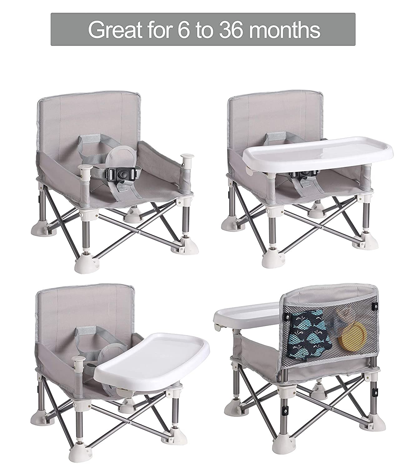 Hot selling Foldable Baby Dining Chair for Indoor and Outdoor Use Portable Baby Highchair