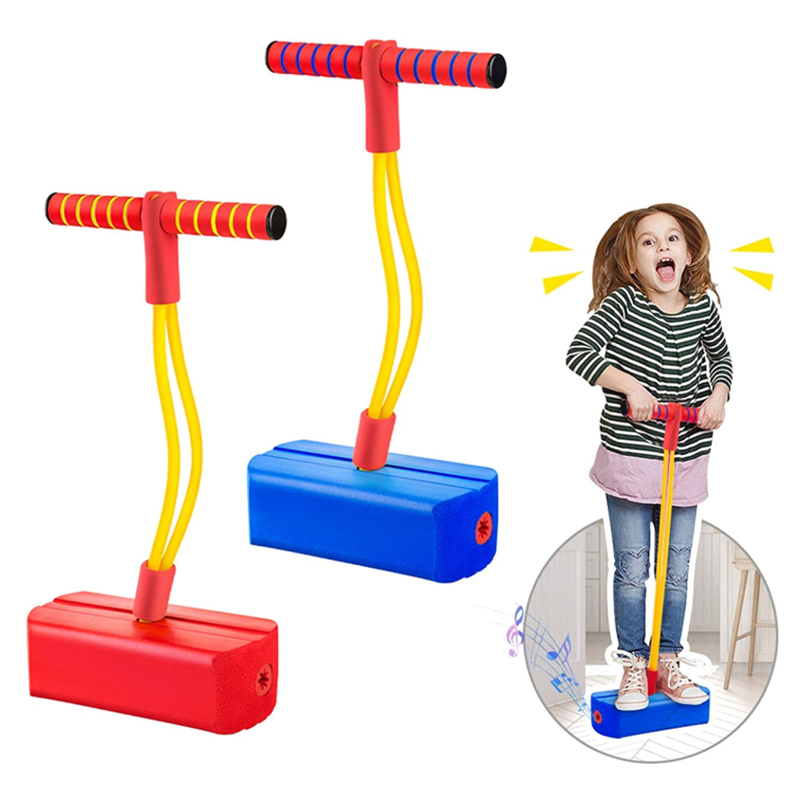 Indoor Sports Jumping Toys Durable Balance Foam Pogo Jumper Stick For Kids