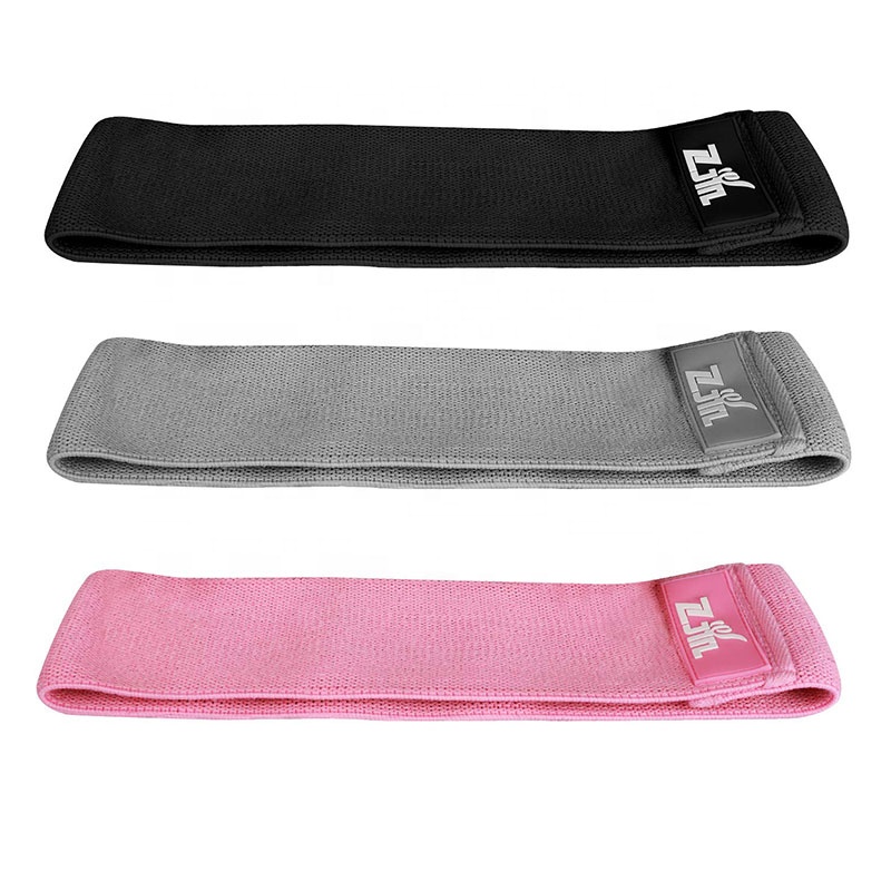 Indoor fitness bands resistance lady yoga resistance bands set latex fabric resistance band