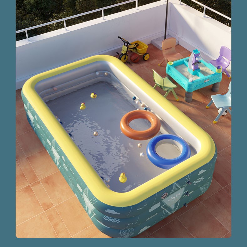 Inflatable Swimming Pool For Family Kids Baby Adults Full-Sized