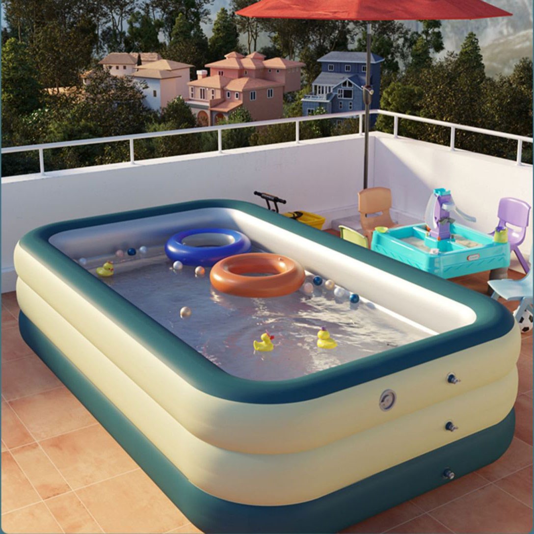 Inflatable Swimming Pool For Family Kids Baby Adults Full-Sized