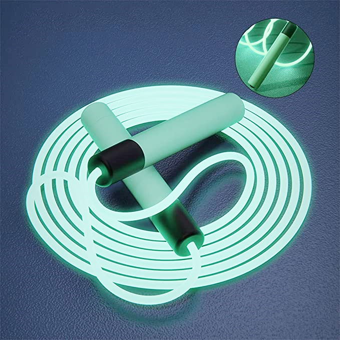 Jump Ropes Skipping Rope for Kids Develop Children's Sports Interest Men Women Fitness Exercise Indoors Outdoors Cool LED Light