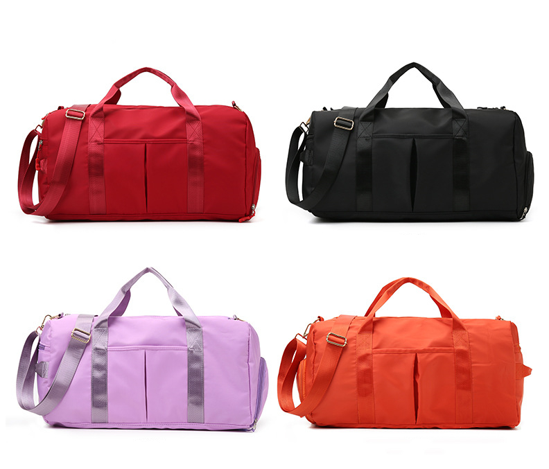 Large Capacity custom logo Travel Bag Waterproof Sport Gym Travel Sneaker Duffel Bag With Shoe Compartment