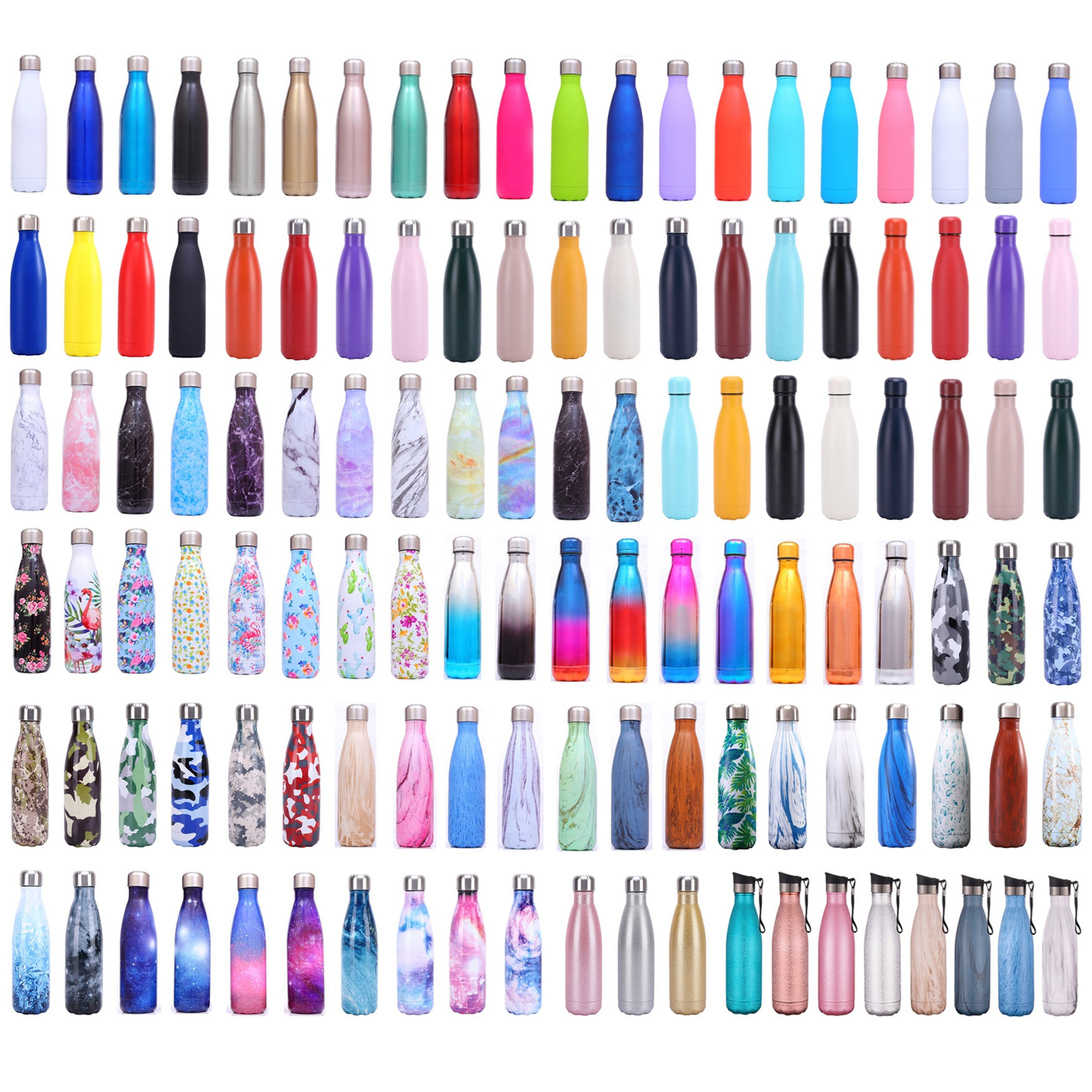 500ml 750ml Custom logo Vacuum insulated Stainless Steel Sports Drink Double Wall Water Bottle