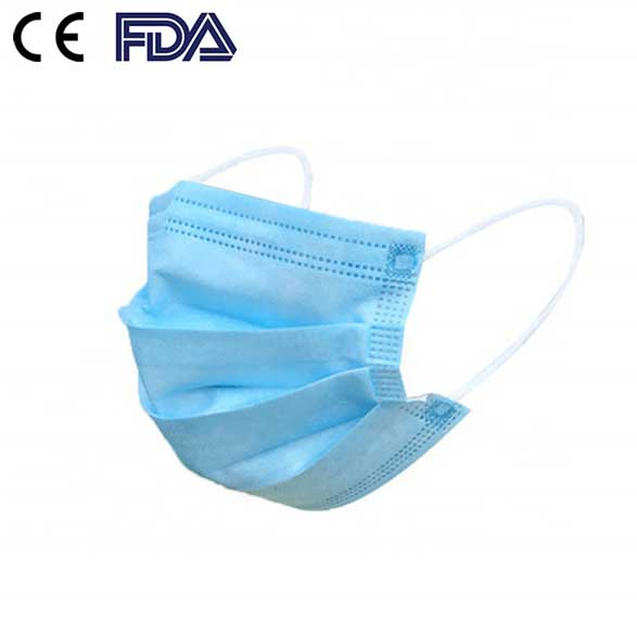 Made in China factory directly In stock CE FDA Certificate surgical disposable face mask, 3 ply virus protective medical Mask