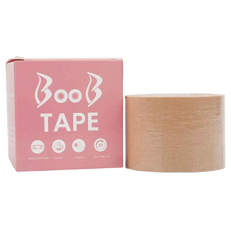Manufacturer hot sale Breathable Waterproof woman custom boob lift tape skin coloured fabric tape breast tape for lifting boobs