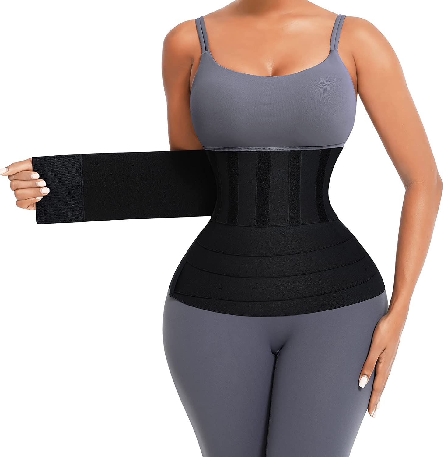 New Custom Logo Compression Adjustable shaper Women Tummy Control Workout Back Support Waist Trainer