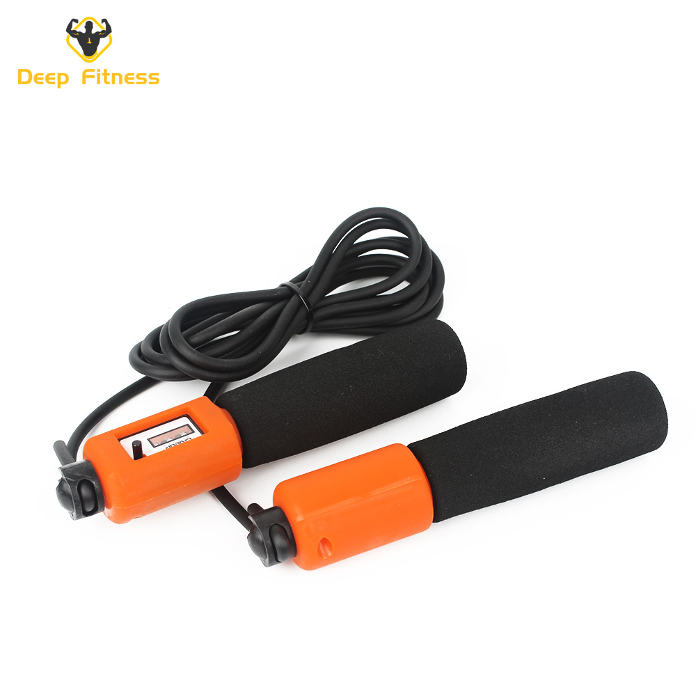 Plastic Handle Steel Wire with PVC Fitness Adjustable Jump Rope