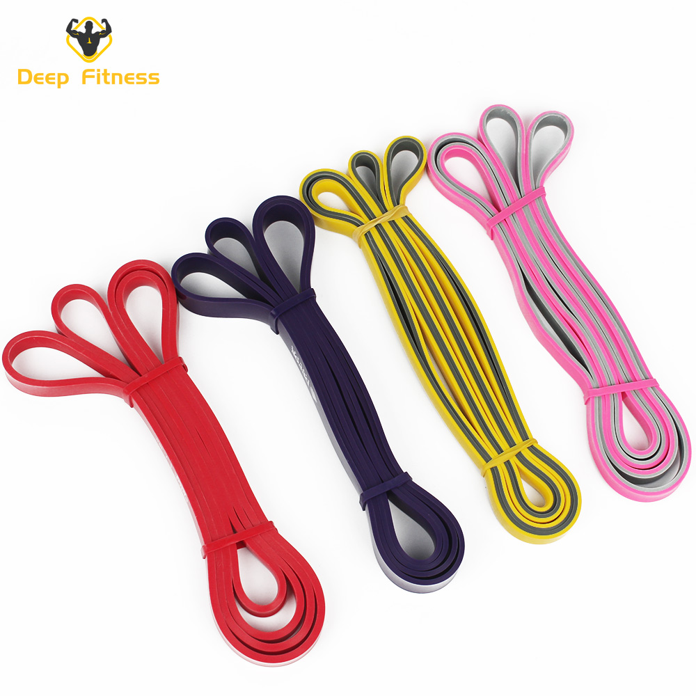 Double color Pull Up Assist Bands - Heavy Duty Resistance Band