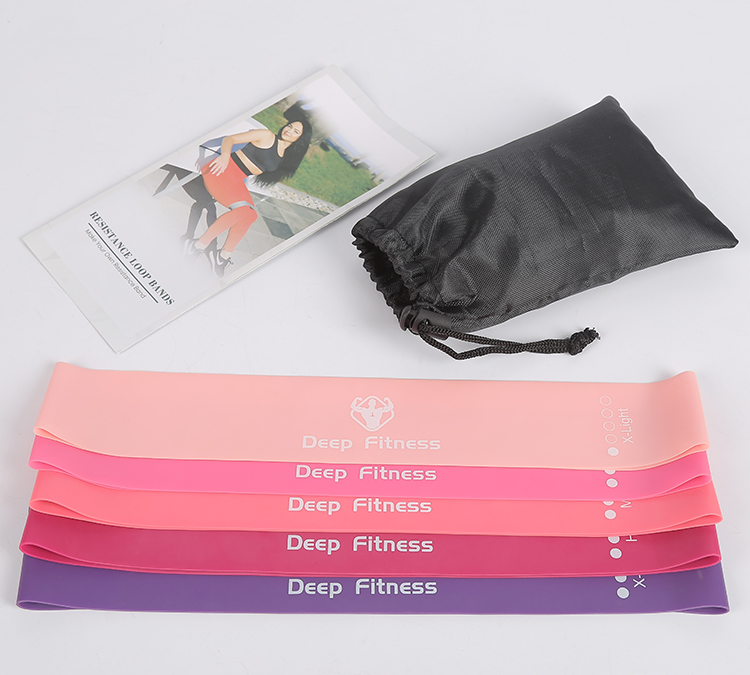 Resistance Mini Elastic Loop Resistance Bands set of 4