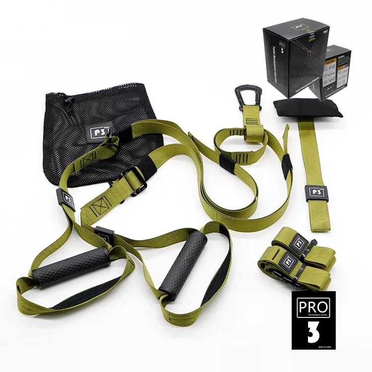 Resistance Training with Suspension Trainer Straps For Sport Training Home