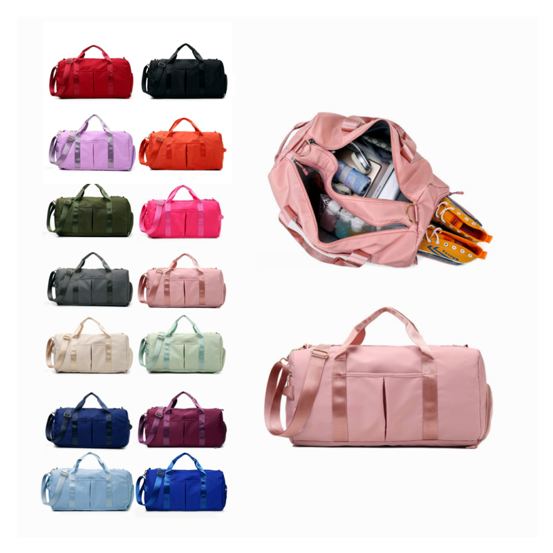 Sports gym bag large capacity shoe position yoga bag dry and wet separation business travel bag