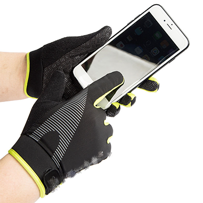 Thickened Cuff Anti Slip Palm Winter Warm Knit Touchscreen Gloves