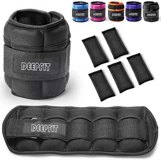 Wholesale 2 to 10 LBS with Removable Ankle and Wrist Weight Weighted Adjustable Ankle Weights