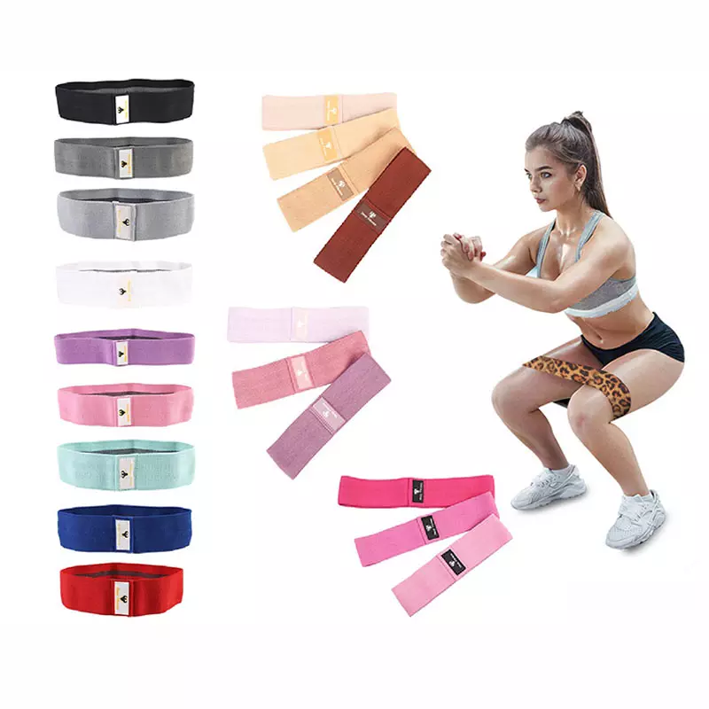 Wholesale Custom Cheap hip resistance bands / fabric booty band / hip circle exercise band