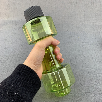 Wholesale Dumbbell Shaped Plastic Sport Water Bottle